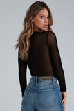 Mesh See-Trought Top